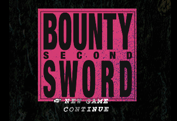 Bounty Sword - Double Edge Title Screen